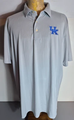 Camisa polo Southern Tide Kentucky Wildcats para hombre XL gris Foto 1 de 4