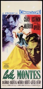 LOLA MONTES POSTER MARTINE CAROL 1955 THE SINS OF LOLA MONTES USED PLAYBILL - Picture 1 of 1