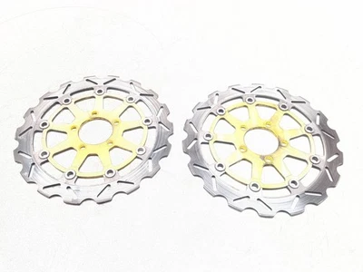 01-03 Juego de rotores de freno de disco delanteros Suzuki GSXR 600 750 AFTERMARKET Foto 1 de 4