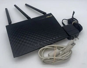 ASUS RT-AC66U 802.11 AC Mbps 4 Port Gigabit Wireless AC Router - Picture 1 of 7
