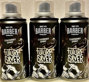 Marmara Future Silver Temporary Spray on Hair Color 155ml/5,07oz. (3,Cans). - Picture 1 of 2