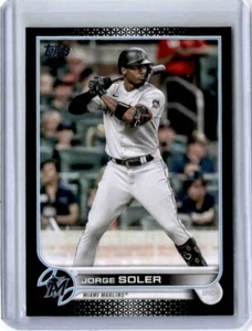 2022 Topps Update Jorge Soler Tarjeta de inserto negro /71 Miami Marlins - Imagen 1 de 2
