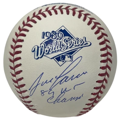 Jose Canseco Signed 1989 World Series ROMLB Baseball w 89 WS Champs JSA COA - Image 1 of 2