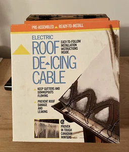 FROST KING RC60 ELECTRIC ROOF GUTTER DE-ICING 60 Ft. CABLE 120V Heat Ice Removal - Picture 1 of 6