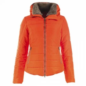 AKTION Damen Jacke Gefüttert Wasserabweisend Winddicht Orange Gr. 36 oder 40 - Picture 1 of 6