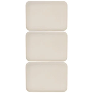 3 Pcs Rectangular Dinner Plate Food Serving Tray Multi-functional Fast - Picture 1 of 12