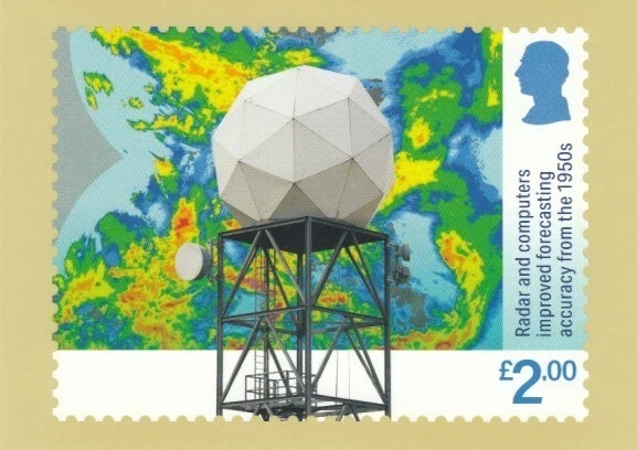Tarjeta PHQ de precisión de pronóstico mejorada de radar y computadoras GRAN BRETAÑA Foto 1 de 1