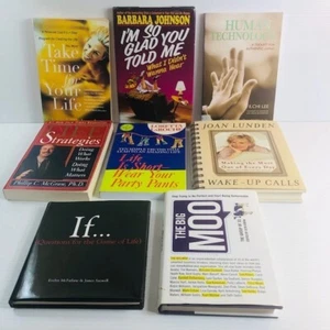 8 book lot Uplifting life improvement books self-help happiness joy live better - Picture 1 of 14