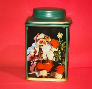 Sakura: Coca Cola & Santa Claus Glass Canister (2002) Original Box  - Picture 1 of 5