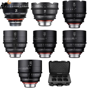 Samyang Xeen 14, 16, 24, 35, 50, 85, 135mm Cine 7 Lens Bundle - Picture 1 of 1