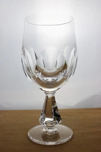 Josair Blanka 6 1/4 " Claret Wine Glass (es) Cut Panels Multi-sided Many Avail - Picture 1 of 9