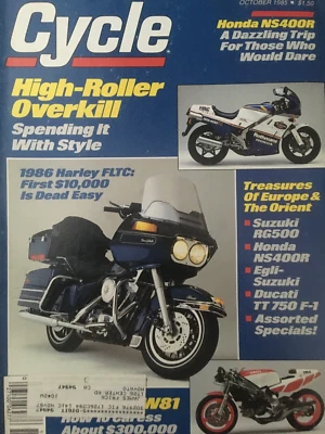 Cycle magazine October 1985 " Foto 1 de 3