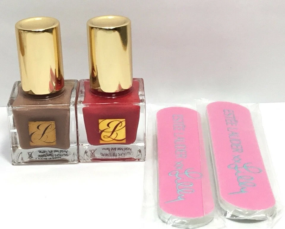 Esmalte de uñas Estee Lauder Pure Color G9 So Vain + 10 coral caliente y 2 limas de uñas Foto 1 de 4