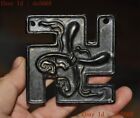 3'Tibet Meteorite iron stone swastika swastika characters “卍” Ruyi Yubi pendant