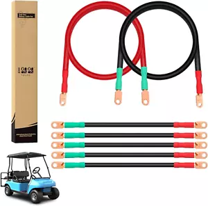 Cables de batería de alta resistencia para carro de golf para Club Car DS y Precedent 1994 hasta 48 voltios, - Imagen 1 de 7