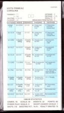 1998-99 Strat-O-Matic NHL Hockey Team Set - Carolina Hurricanes