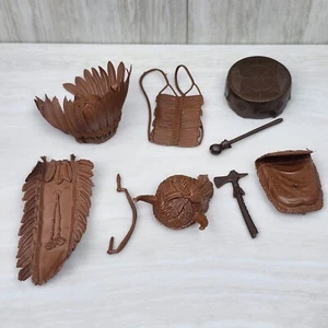 CHIEF CHEROKEE - VINTAGE 1960's MARX JOHNNY WEST FIGURE ACCESSORIES LOT - Picture 1 of 6