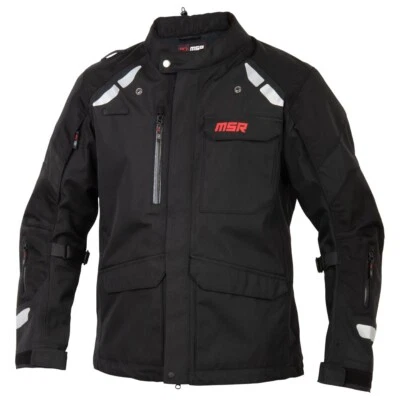 MSR Voyager Adventure Motorcycle Jacket Small Black Foto 1 de 4