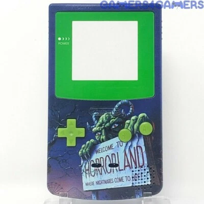 Goosebumps Gameboy Color diy handheld housing shell nintendo gbc backlit ips r l - Image 1 of 3