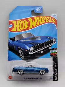 2024 Hot Wheels '70 Plymouth Barracuda blau HW Roadsters - Bild 1 von 4