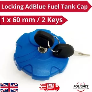 Tapa del tanque de combustible AdBlue con bloqueo de 2 llaves 60 mm de diámetro para camión Scania Renault Volvo - Imagen 1 de 6