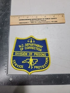 R B1 police patch patches North Carolina DOC Prison department of prisons - Imagen 1 de 2