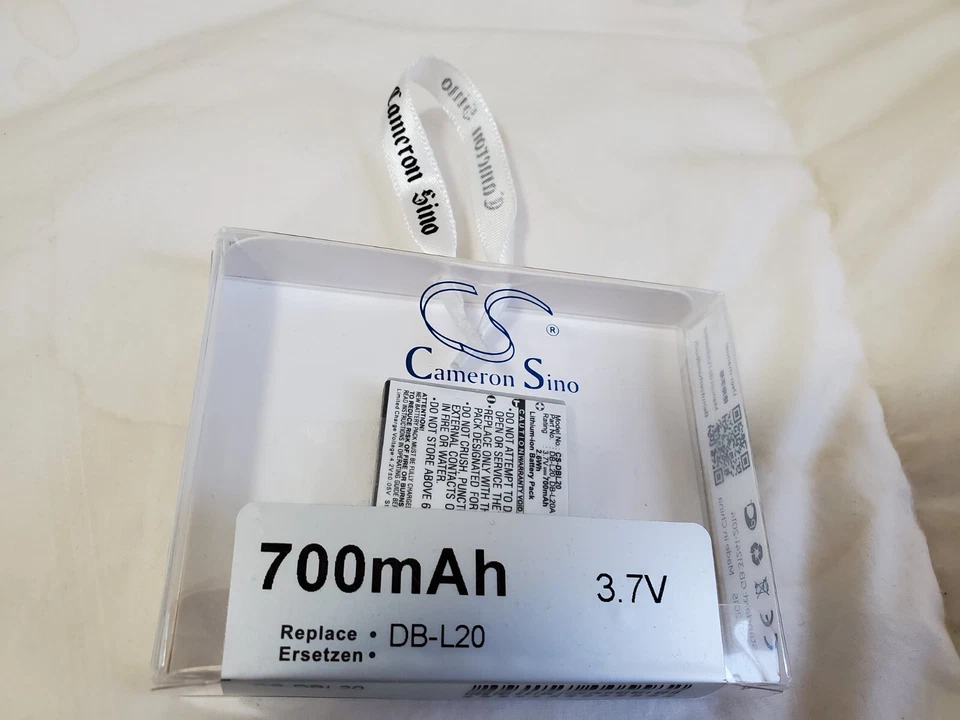 Аккумулятор Cameron Sino, совместим с Sanyo DB-L20 - Изображение 1 из 4