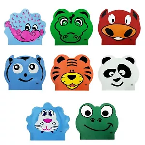 Gorra de natación CHEX Personaje de látex elástica niños niños niñas panda cocodrilo - Imagen 1 de 9