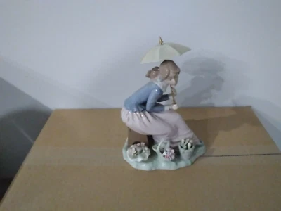 LLADRO NAO 419 Flowers from My Garden Retired! See Description! No Box! Rare! - image 1 of 4
