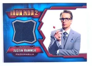2010 Upper Deck Iron Man 2 Memorabilia Card #IMC11 Justin Hammer Movie Worn Card - Picture 1 of 2