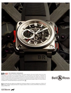 Bell & Ross BR-X1   BRX1-CE-TI-RED Original A4 Print Ad Circa 2015 - Picture 1 of 1
