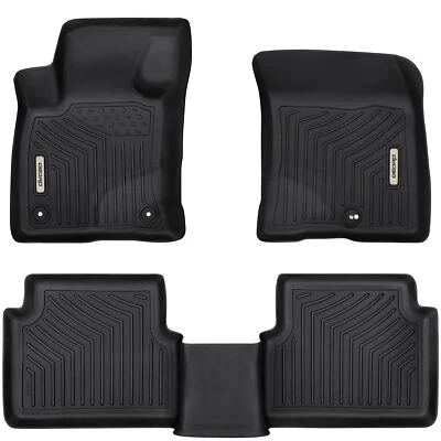 OEDRO Floor Mats Liners for 2021-2025 Ford Bronco Sport TPE All-Weather 3D Mold - Image 1 of 4