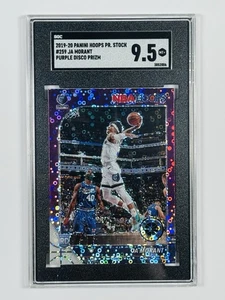 2019-20 Panini Hoops Premium Stock Ja Morant #259 Purple Disco Prizm SGC 9.5 - Bild 1 von 2