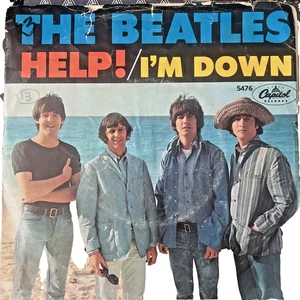 The Beatles Help! - I'm Down-Vinyl 45 with Picture Sleeve - Picture 1 of 4