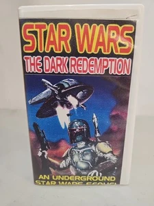 Star Wars The Dark Redemption Boba Fett Cover RARE WHITE BOX VHS Underground  - Picture 1 of 5