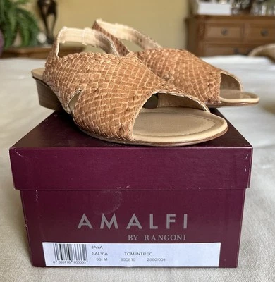 Amalfi by Rangoni Jaya Salvia Open Toe Sandals - Image 1 of 4