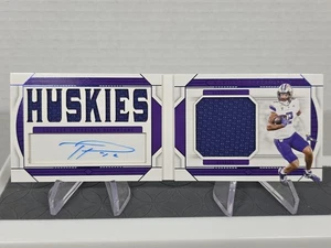 Huskies Ja'lynn Polk National Treasures Jersey Auto Booklet Rookie #/75 - Bild 1 von 11