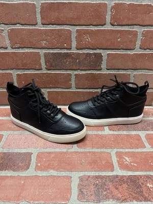 Zapatillas deportivas ALDO negras de imitación de cuero con cordones para mujer talla 6,5 Foto 1 de 4