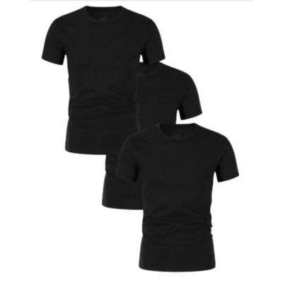 NPZ T-shirts Homme à manches courtes noir lot 3