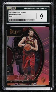 2017-18 Panini Select Concourse Pink Prizm /10 Kevin Love #56 CGC 9 Mint - Picture 1 of 3