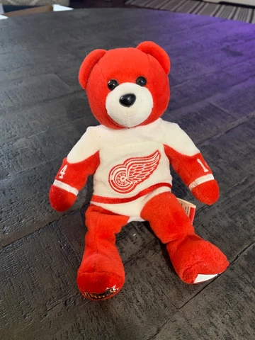 2000 Detroit Red Wings Shanahan Teddy Bear Cover