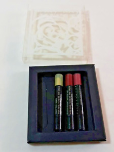 Mary Kay Nourishine Plus Lip Gloss Set of 3 Mini Sample Travel Lot Red Pink Icic