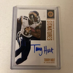 Torry Holt Panini 2017 automático 04/25 Reserve Signatures St. Louis Rams R5-THT - Imagen 1 de 2