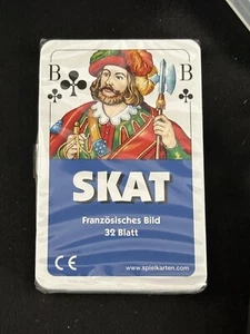 Skat Card Game New Deck Sealed In Plastic Case Play Fun - Picture 1 of 3
