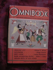 OMNIBOOK December 1947 William Wilson Ludwig Bemelmans Gladys Schmitt  - Picture 1 of 1