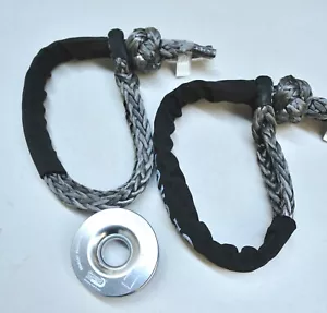 Snatch Ring 11000K + 2X Soft Shackle 19800kg 65cm 4WD Winch Recovery Kit Offroad - Picture 1 of 1