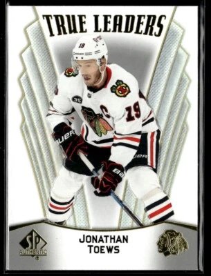 2021-22 Sp Authentic true leaders Jonathan Toews #TL-6 - Image 1 of 2