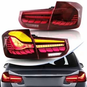 VLAND LED Taillights W/Sequential For 2013-2018 BMW 3-Series F30 Rear Lamps L+R - Picture 1 of 15