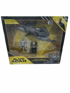 Conjunto de figuras de acción DC Comic Black Adam vs Intergang Mercenary primera edición - Imagen 1 de 4