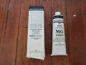 Vintage NEW in Box Grumbacher MG Titanium White Underpainting 150ml  - Picture 1 of 3